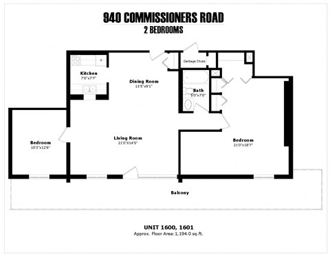 940 Commissioners Road East 1-2 Beds Apartment for Rent - Photo Gallery 22